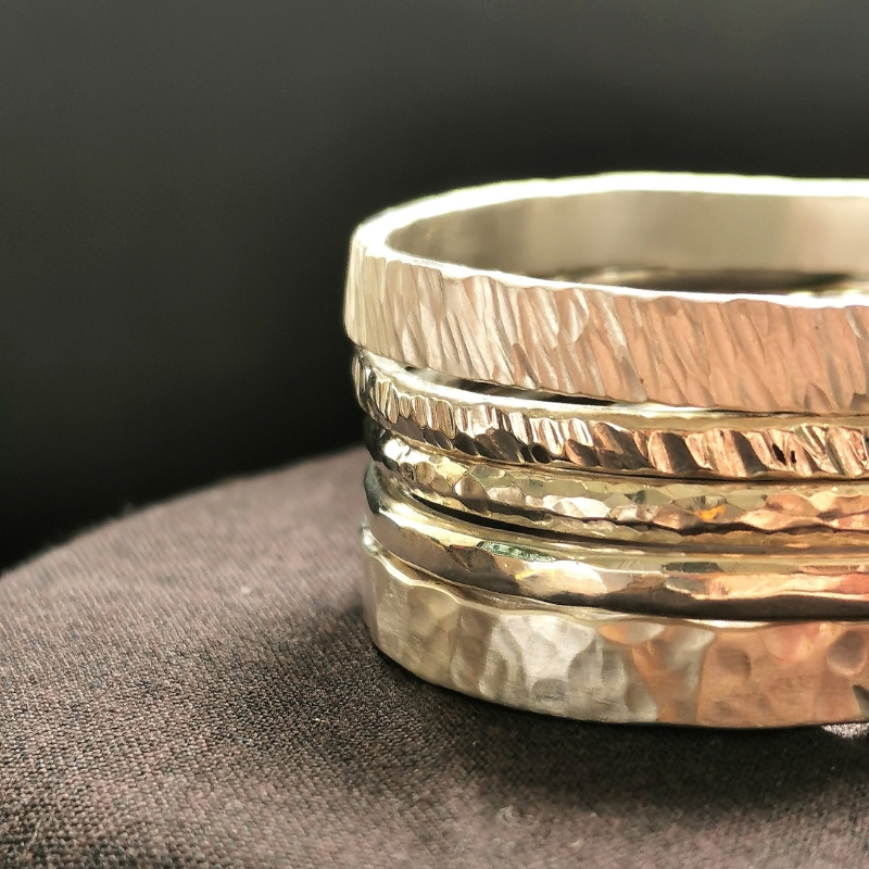 How To Make Silver Spinner Rings (Silversmithing Basics) 