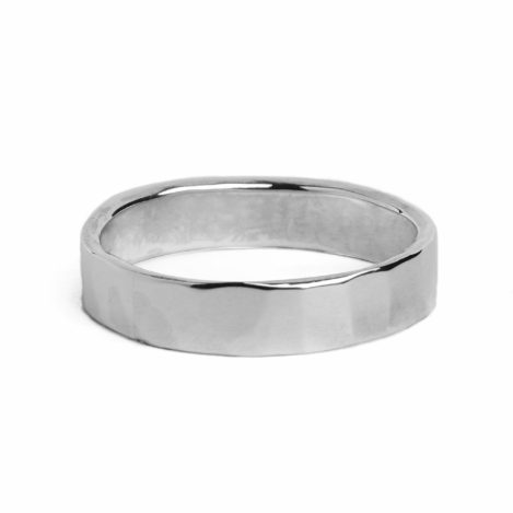 Copy of Copy of 4mm SIlver Flat Hammer Texture