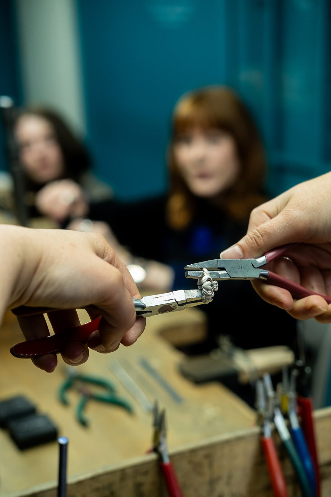 Silverworks Claddagh Forge workshop 79 websize